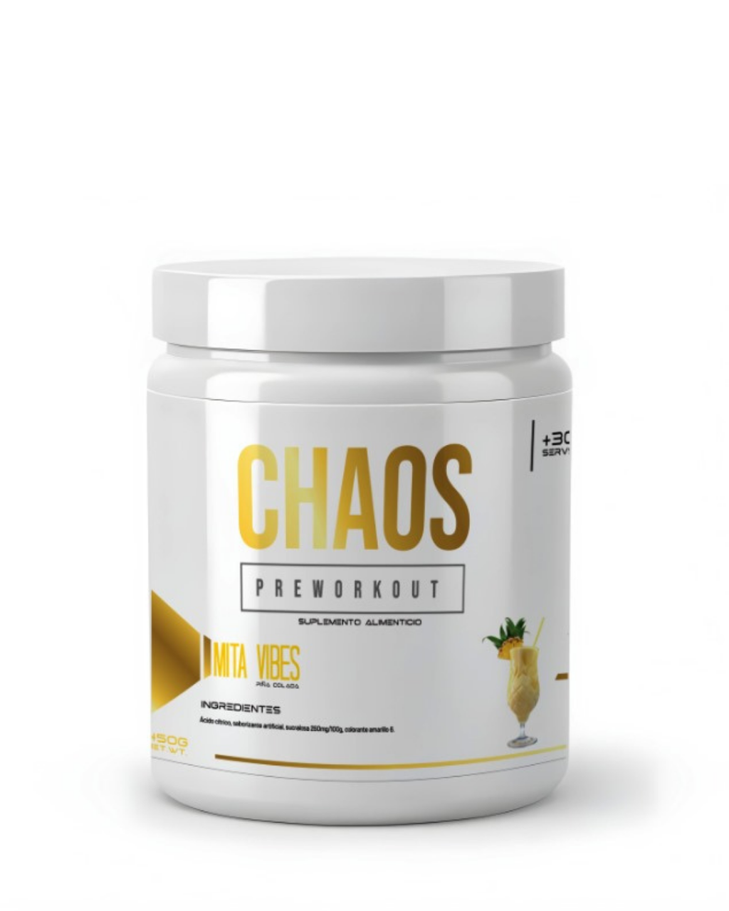 CHAOS Pre-workout de alto rendimiento