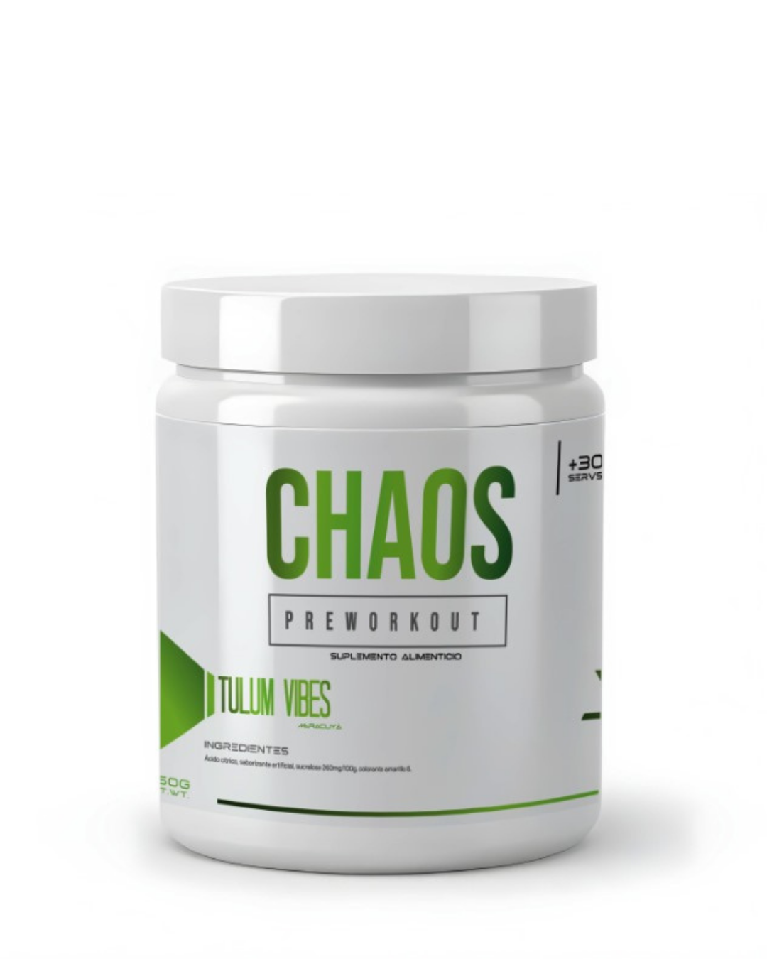 CHAOS Pre-workout de alto rendimiento